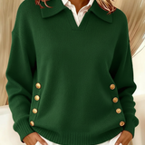 Joséphine | Pull avec Col Polo et Boutons