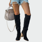 Caroline | Bottes en cuir orthopédiques à hauteur de genou