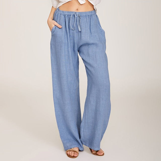 Éléonore - Pantalons à Cordon Confortables