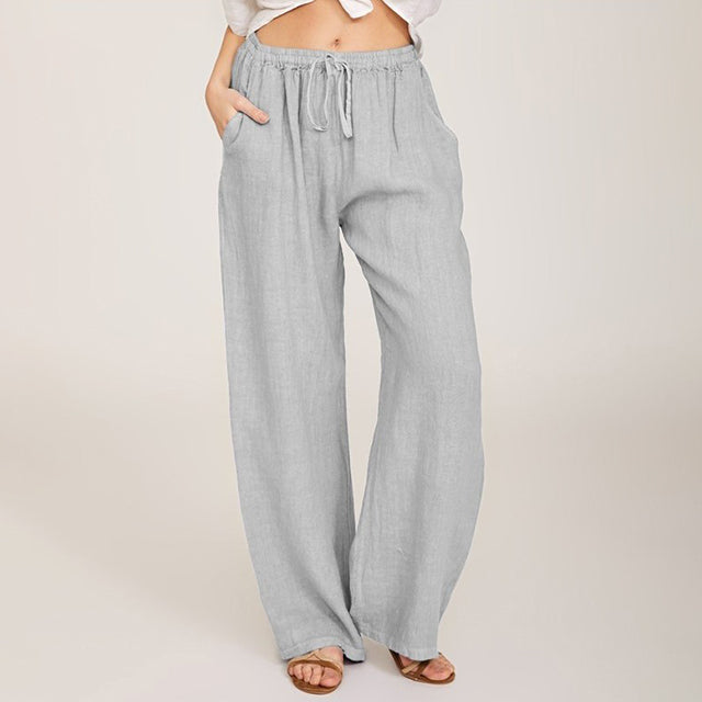 Éléonore - Pantalons à Cordon Confortables