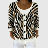 Clémence | Cardigan Douillet En Maille Boutonné