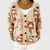 Pénélope | Cardigan Douillet En Maille Boutonné