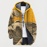 Anaïs | Manteau à Motif Ondulé
