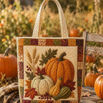 Sac Artisanal - Patchwork citrouille et érable, vue 2