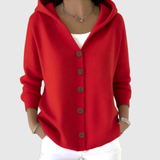 Perrine | Cardigan Douillet En Maille À Capuche