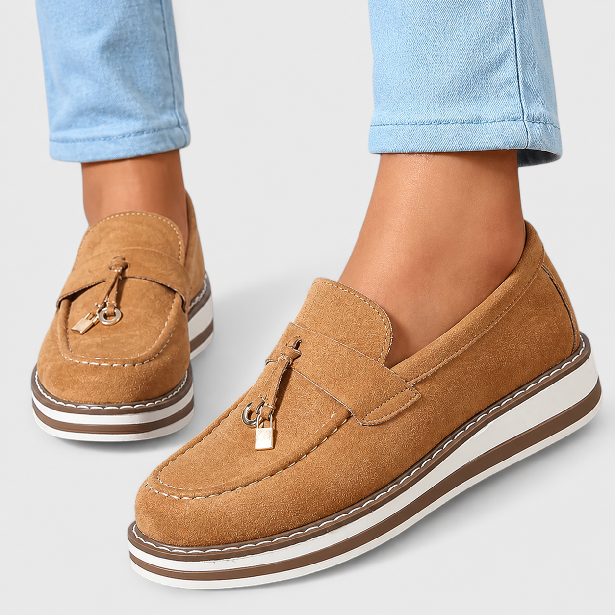 Halo | Mocassins Décontractés à Bout Rond