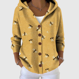 Pauline | Cardigan Douillet En Maille À Capuche