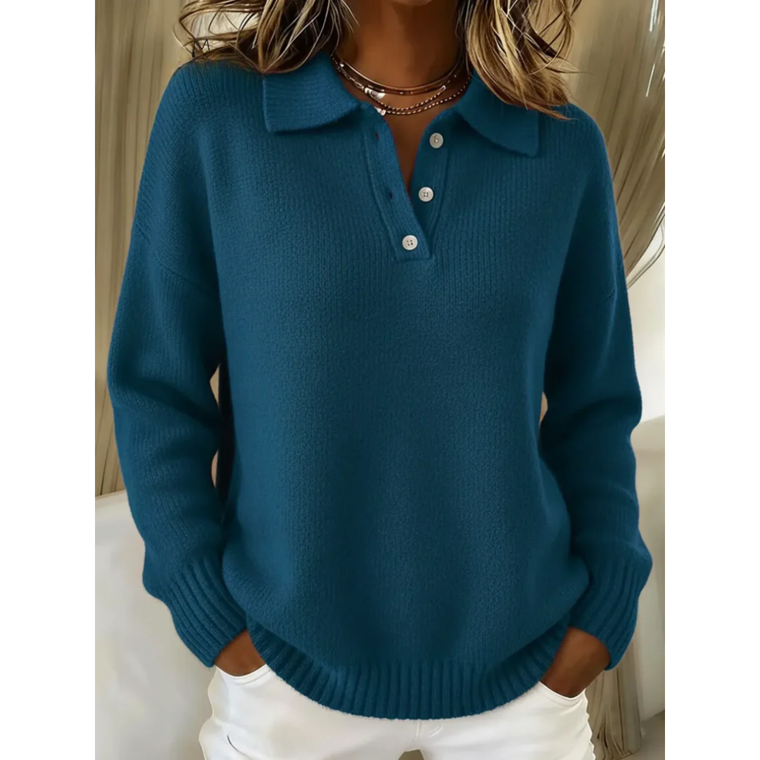 Léa | Pull Polo Doux
