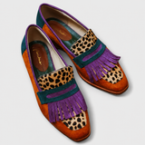 Rébecca | Mocassin Léopard Marron