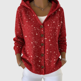 Adèle | Cardigan Douillet En Maille À Capuche