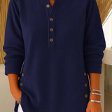 Célestine | Tunique Henley avec Boutons