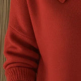Clémence | Veste en Tricot avec Col Chemise