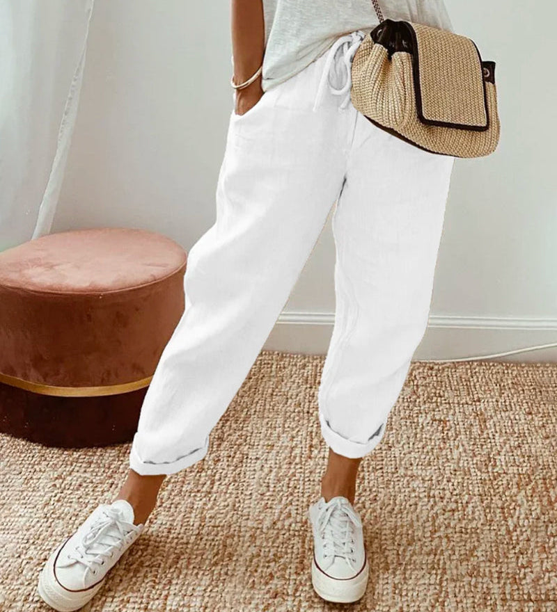 Colette - Pantalon Fluide Confort Élégant
