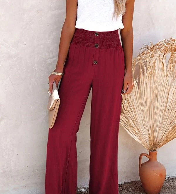 Rosine - Pantalon Taille Haute Détendu