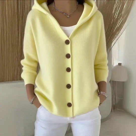 Éloïse | Veste en Tricot avec Capuche