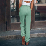 Coralie - Pantalons Élegants à Cordon