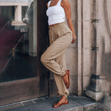 Coralie - Pantalons Élegants à Cordon