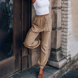Coralie - Pantalons Élegants à Cordon