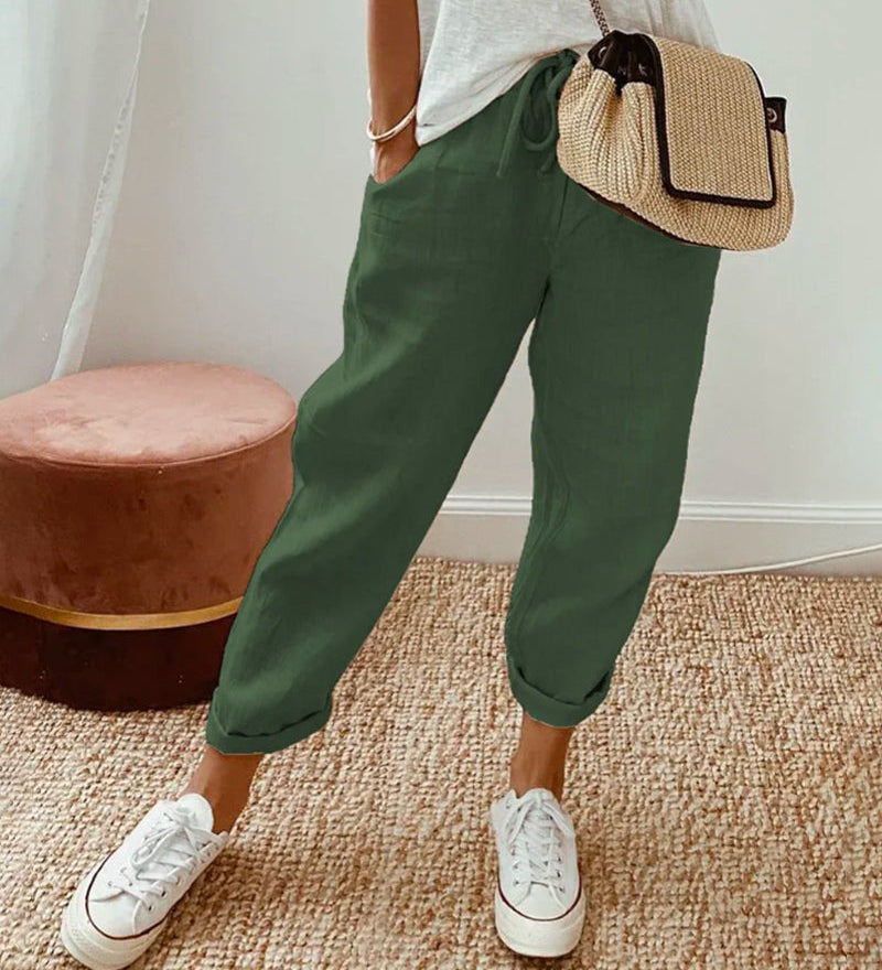 Colette - Pantalon Fluide Confort Élégant