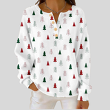 BONNIE - PULL SAPIN ROUGE ET VERT