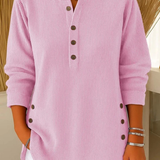 Célestine | Tunique Henley avec Boutons