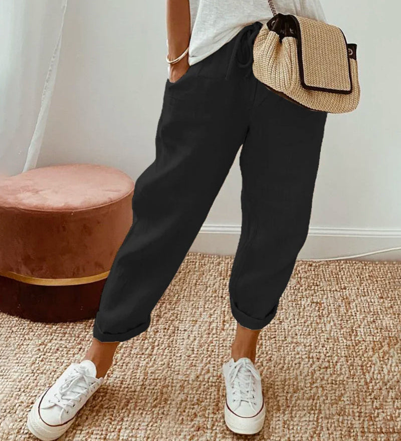 Colette - Pantalon Fluide Confort Élégant