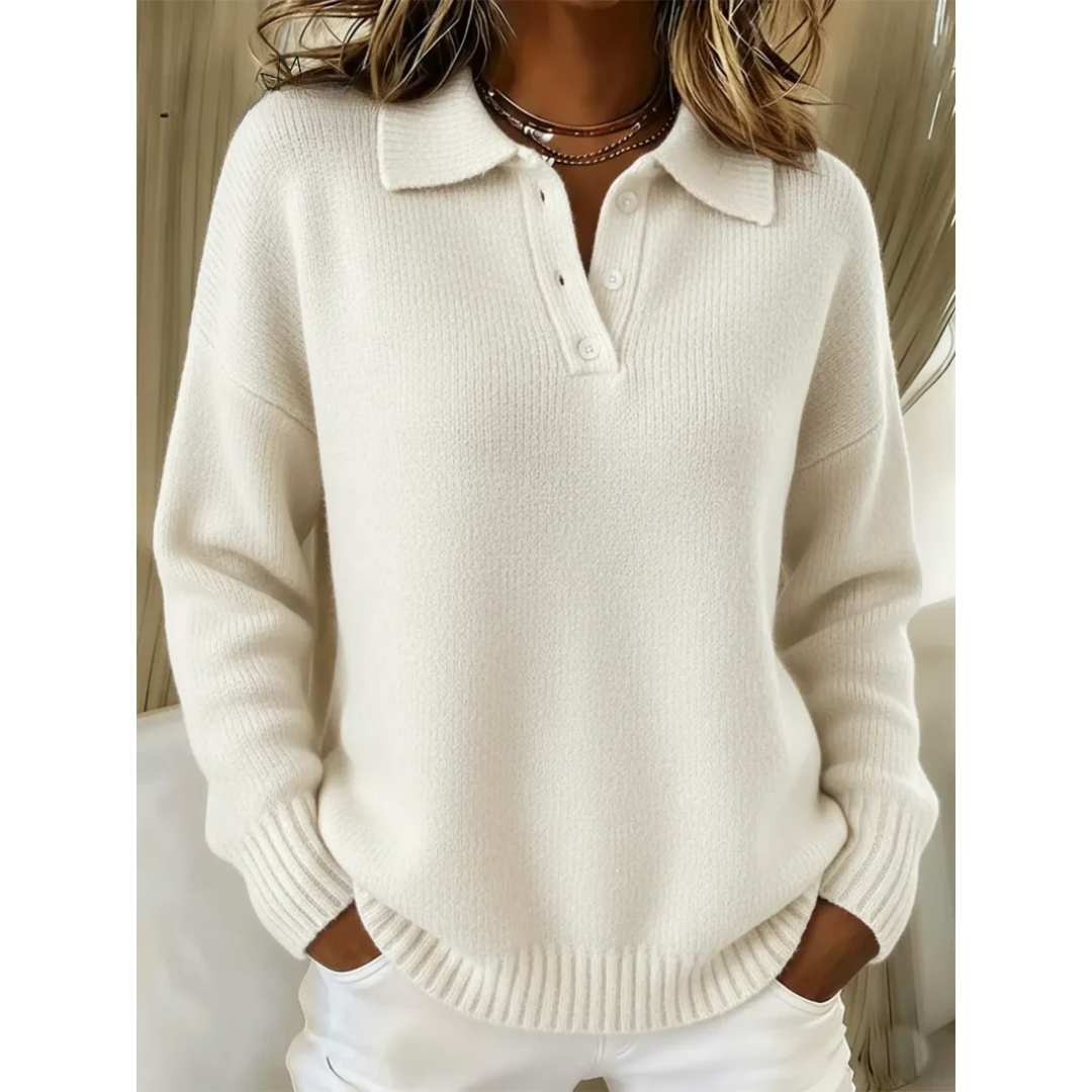 Léa | Pull Polo Doux