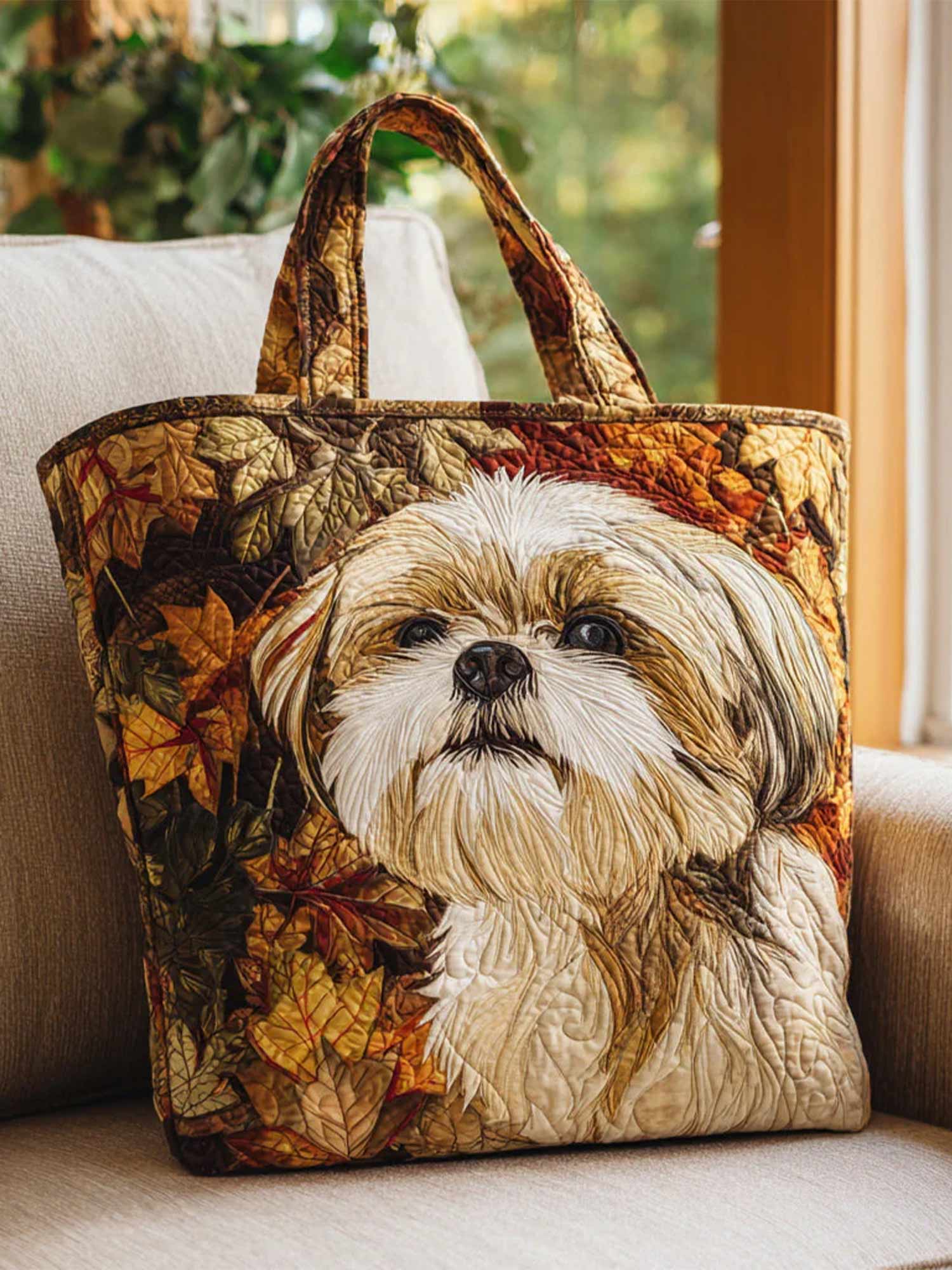 Sac Artisanal - Shih tzu d'automne II