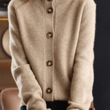 Claire | Cardigan Rétro En Cachemire