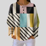 CARRIE - PULL COLOUR BLOCK ET RAYURES