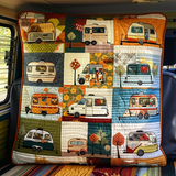 Housse de coussin matelassée - Vans d'automne