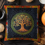 Housse de coussin matelassée - Majesté d'automne, vue 2