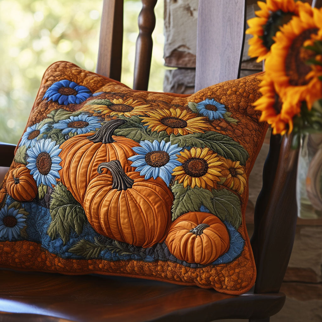 Housse de coussin matelassée - Douceur d'automne II