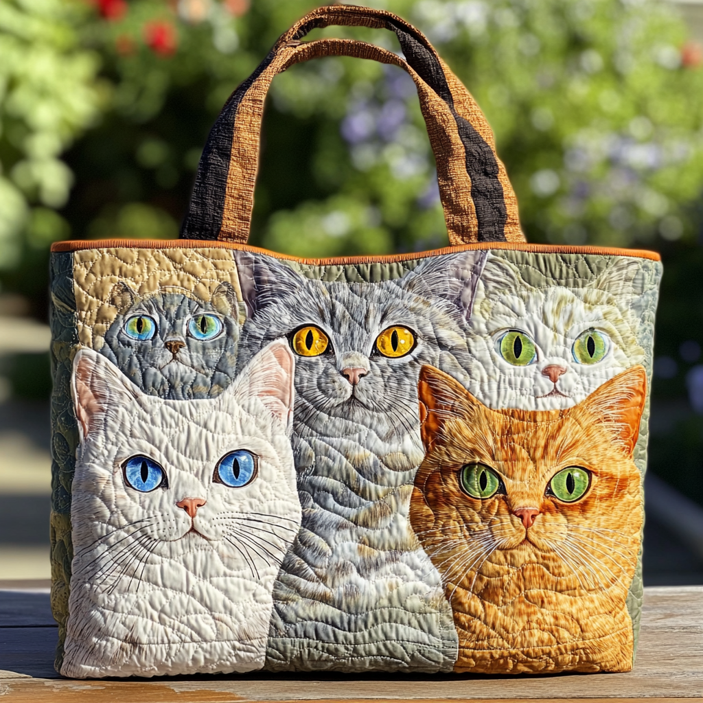 Sac Artisanal - Chats d'automne