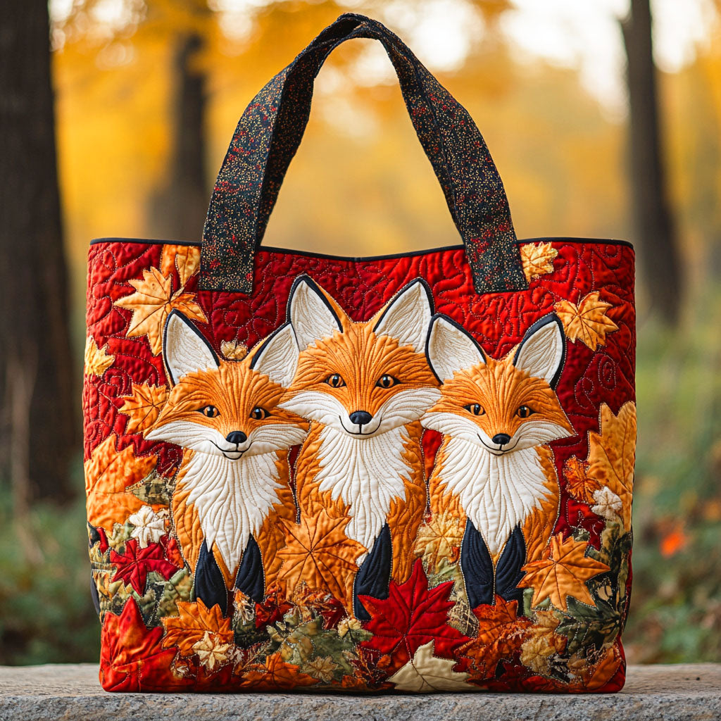 Sac Artisanal - Renard aux feuilles