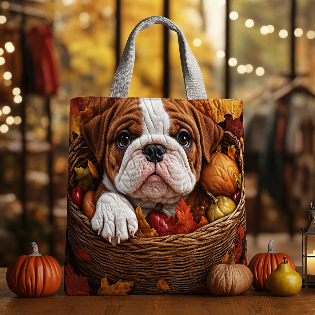 Sac Artisanal - Bouledogue d'automne
