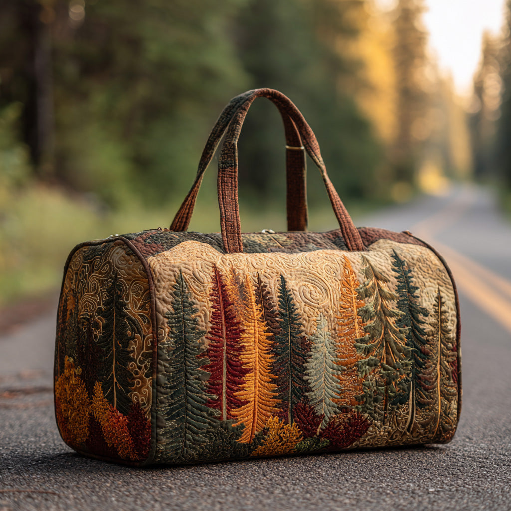 Sac de voyage matelassé - Sentier d'automne