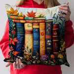 Housse de coussin matelassée - Étagère de livres, vue 2