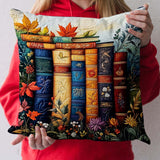 Housse de coussin matelassée - Étagère de livres, vue 2