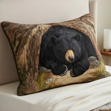 Housse de Coussin Matelassée - Refuge de l'Ours