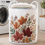 Panier à linge matelassé - Feuilles d'érable