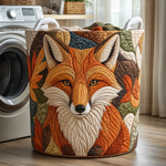 Panier à linge matelassé - Renard d'automne