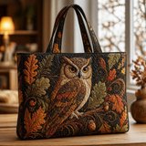 Sac Artisanal - Hibou aux feuilles de chêne