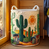 Panier à linge matelassé - Cactus à l'Horizon