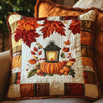 Housse de coussin matelassée - Automne aux chandelles