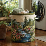 Panier à linge matelassé - Ruisseau Forestier