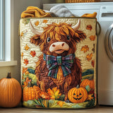 Panier à linge matelassé - Vache des récoltes II