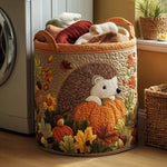 Panier à linge matelassé - Hérisson d'automne II