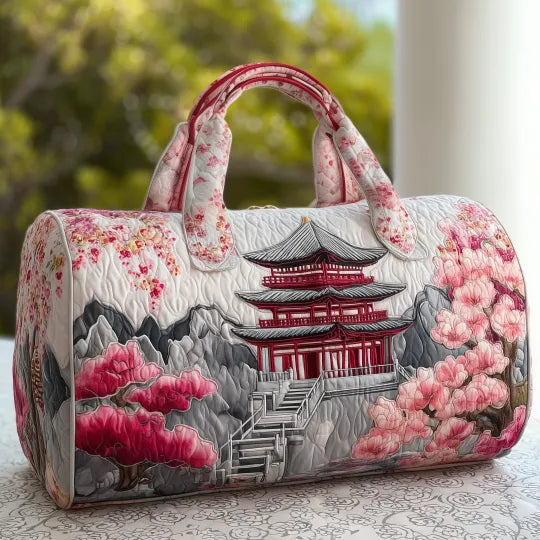 Sac de voyage matelassé Vibrations Japonaises – Manon Deauville
