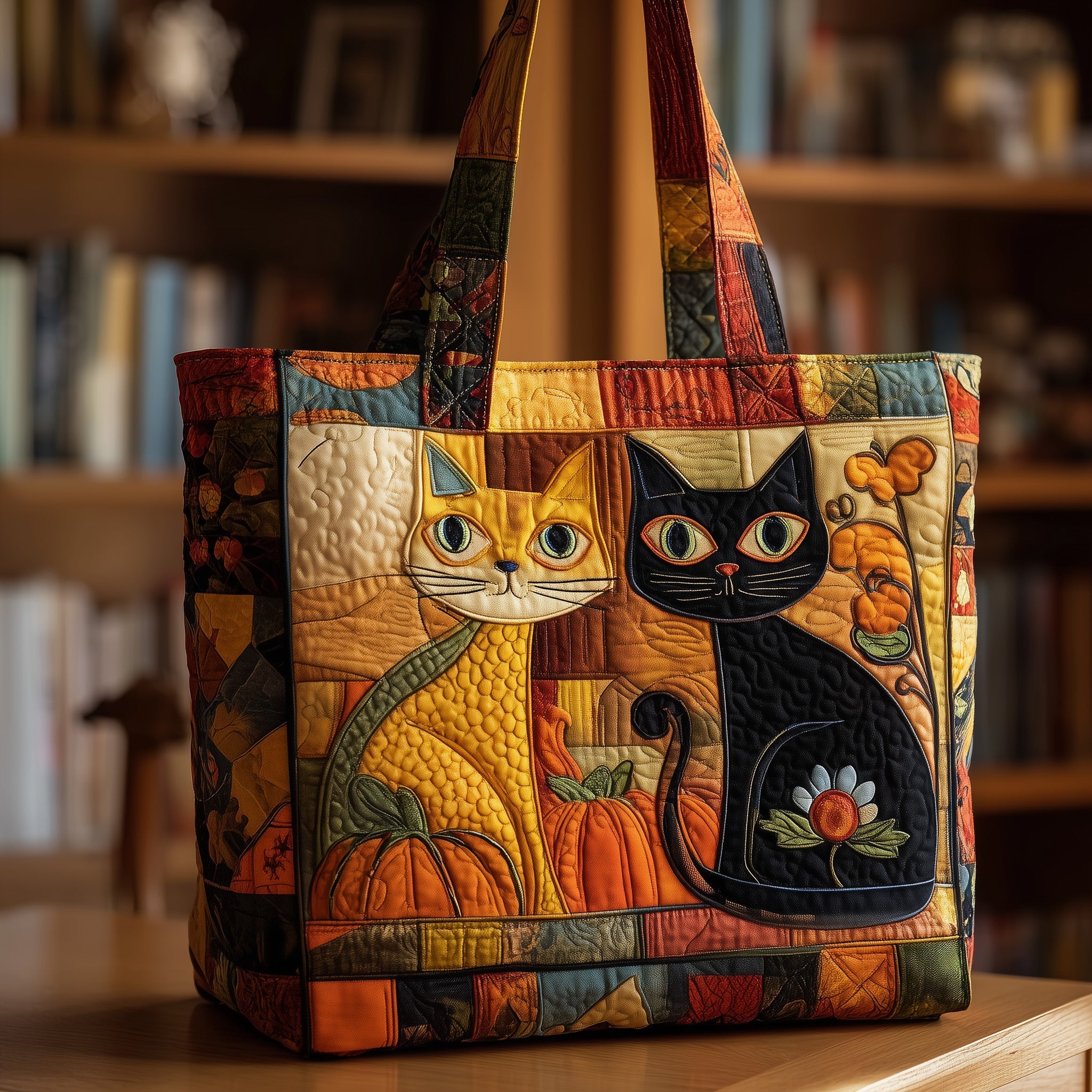 Sac Artisanal - Chats d'automne II